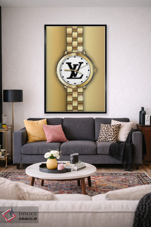 تابلو دکوراتیو ساعت لوی ویتون اثر مارتینا پاولوا - D2B