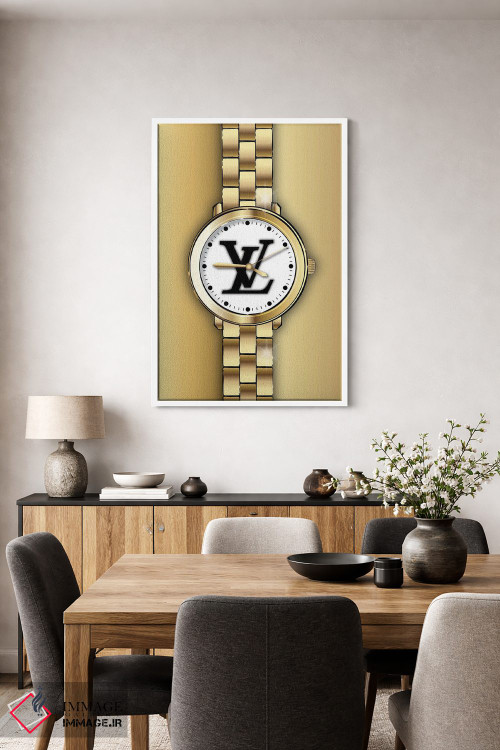 تابلو دکوراتیو ساعت لوی ویتون اثر مارتینا پاولوا - D3W
