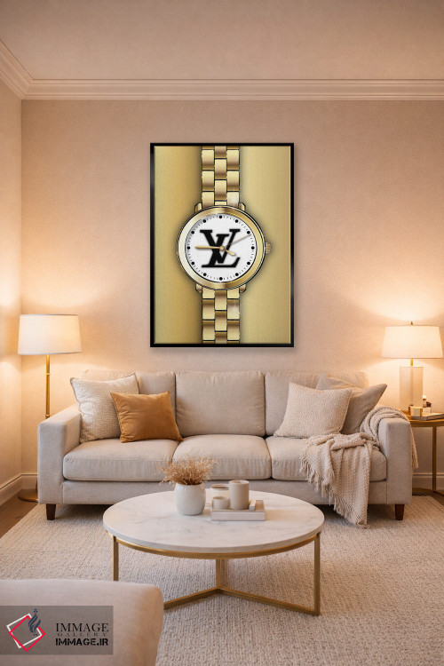 تابلو دکوراتیو ساعت لوی ویتون اثر مارتینا پاولوا - D4B