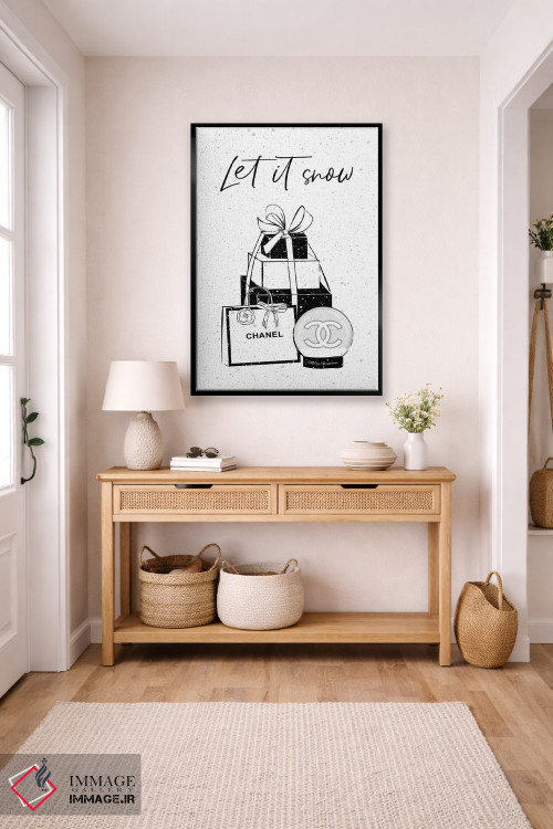 تابلو دکوراتیو زمستان شانل اثر مارتینا پاولوا - D6B