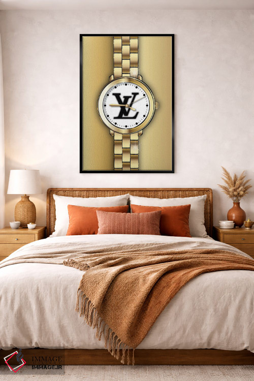 تابلو دکوراتیو ساعت لوی ویتون اثر مارتینا پاولوا - D5B