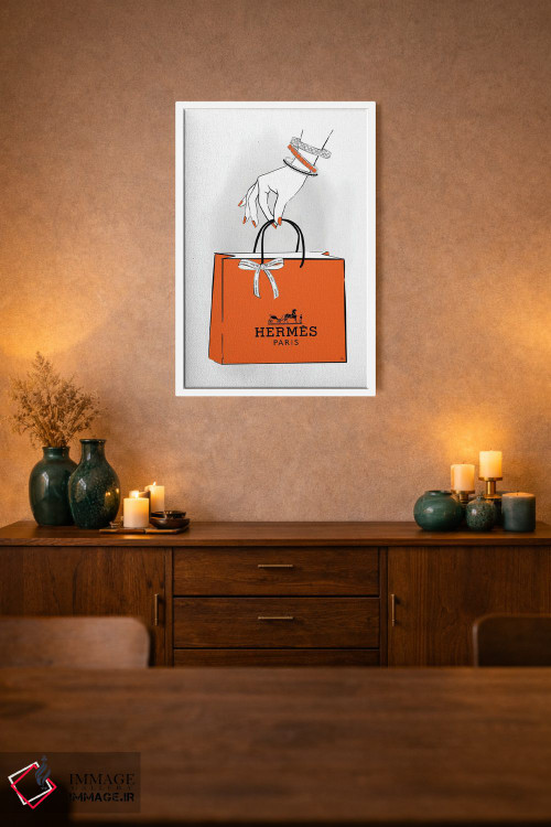 تابلو دکوراتیو دست هرمس اثر مارتینا پاولوا - D1W