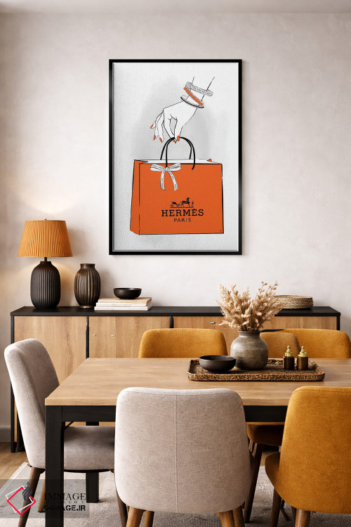 تابلو دکوراتیو دست هرمس اثر مارتینا پاولوا - D6B