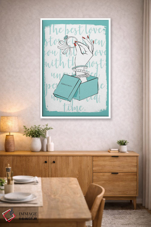 تابلو دکوراتیو تیفانی، من قبول می کنم اثر مارتینا پاولوا - D4W