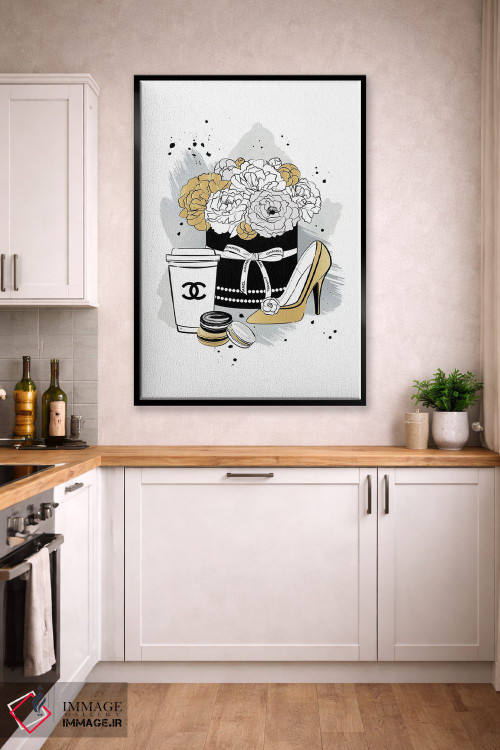 تابلو دکوراتیو رمانس شانل اثر مارتینا پاولوا - D2B