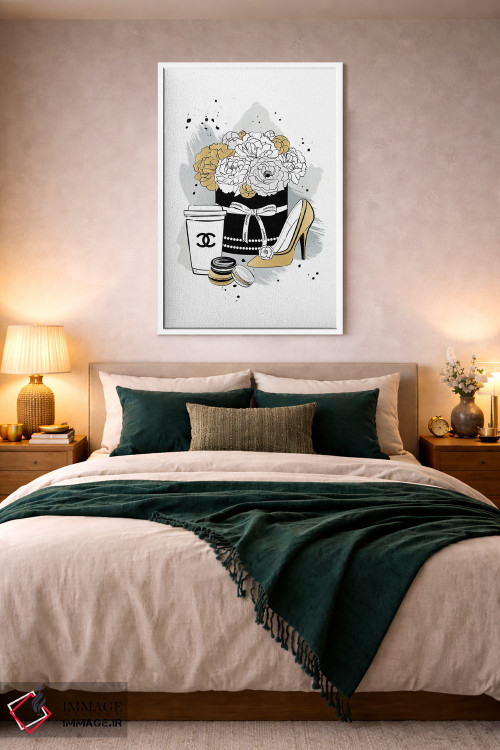 تابلو دکوراتیو رمانس شانل اثر مارتینا پاولوا - D4W