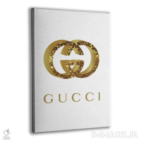 تابلو دکوراتیو طلای گوچی اثر مارتینا پاولوا - نمای پرسپکتیو محصول