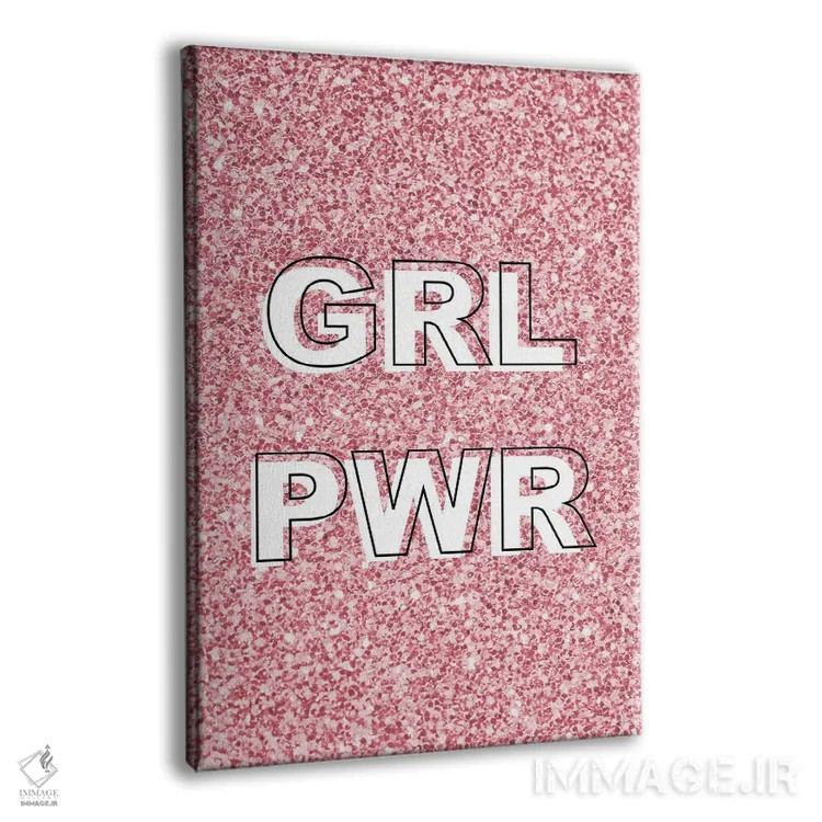 تابلو دکوراتیو قدرت دختر درخشان اثر مارتینا پاولوا - نمای پرسپکتیو محصول