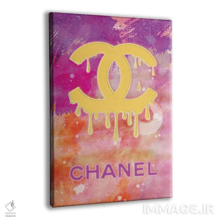 تابلو دکوراتیو رنگ شانل اثر مارتینا پاولوا - نمای پرسپکتیو محصول