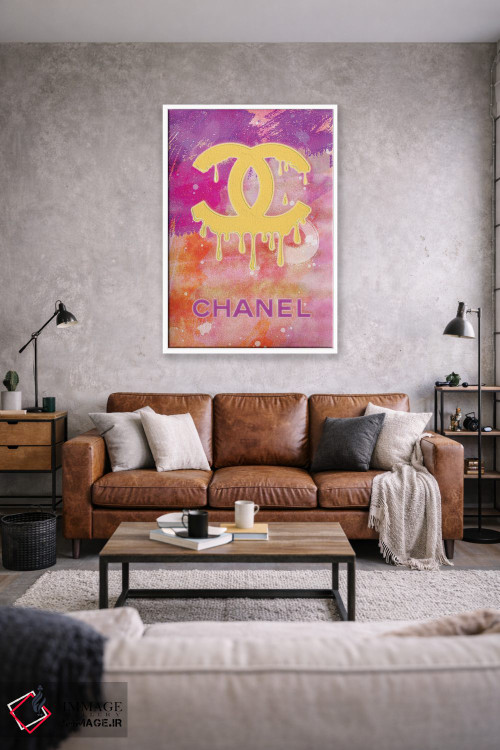 تابلو دکوراتیو رنگ شانل اثر مارتینا پاولوا - D1W