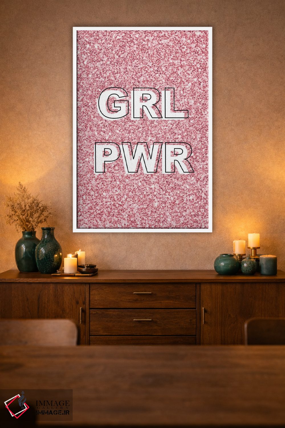 تابلو دکوراتیو قدرت دختر درخشان اثر مارتینا پاولوا - D2W