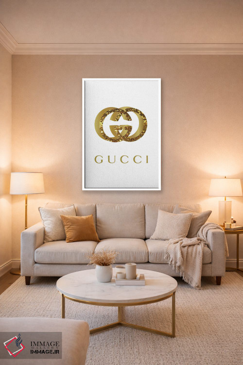 تابلو دکوراتیو طلای گوچی اثر مارتینا پاولوا - D3W