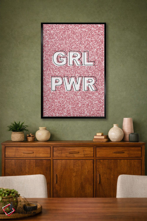 تابلو دکوراتیو قدرت دختر درخشان اثر مارتینا پاولوا - D3B