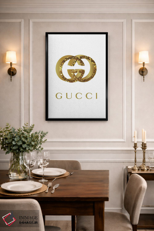 تابلو دکوراتیو طلای گوچی اثر مارتینا پاولوا - D2B
