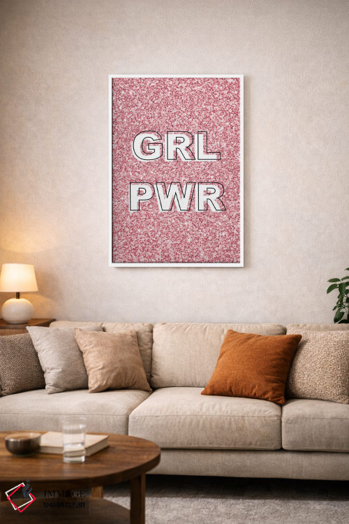 تابلو دکوراتیو قدرت دختر درخشان اثر مارتینا پاولوا - D4W