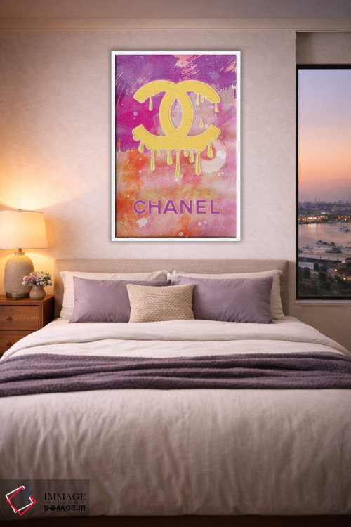 تابلو دکوراتیو رنگ شانل اثر مارتینا پاولوا - D4W