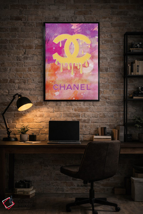 تابلو دکوراتیو رنگ شانل اثر مارتینا پاولوا - D5B