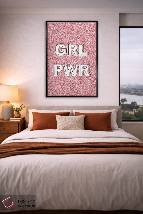 تابلو دکوراتیو قدرت دختر درخشان اثر مارتینا پاولوا - D5B