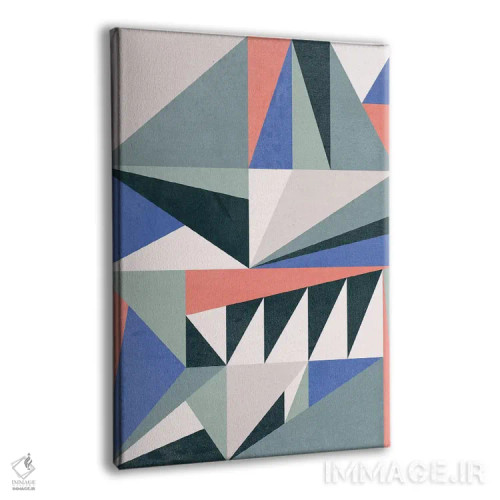 تابلو مینیمال ناحیه ۴ اثر سوزانا پاز - نمای پرسپکتیو محصول