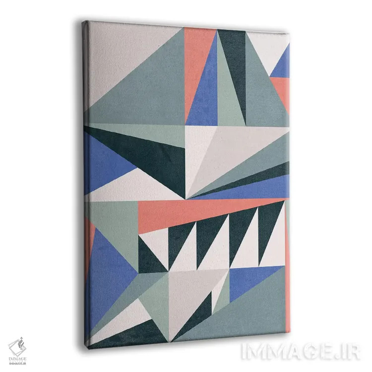 تابلو مینیمال ناحیه ۴ اثر سوزانا پاز - نمای پرسپکتیو محصول