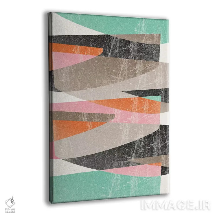 تابلو انتزاعی تکه ها ۱۱ اثر سوزانا پاز - نمای پرسپکتیو محصول