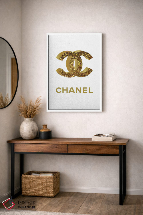 تابلو دکوراتیو طلای شانل اثر مارتینا پاولوا - D2W