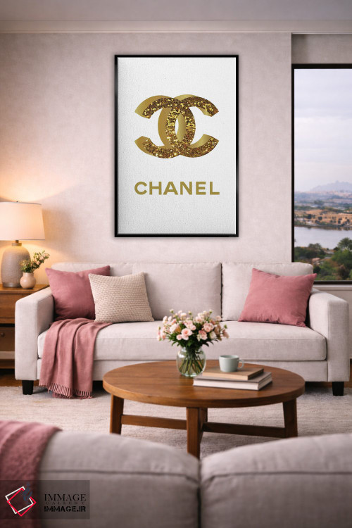 تابلو دکوراتیو طلای شانل اثر مارتینا پاولوا - D4B