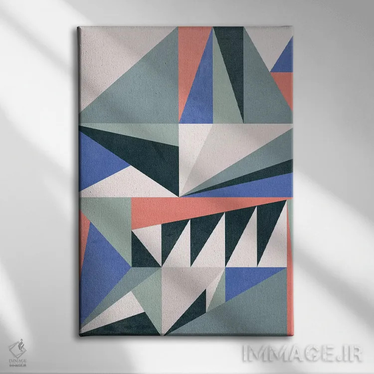 تابلو مینیمال ناحیه ۴ اثر سوزانا پاز - نمای روبهرو روی دیوار