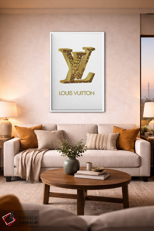 تابلو دکوراتیو طلای لوی ویتون اثر مارتینا پاولوا - D1W