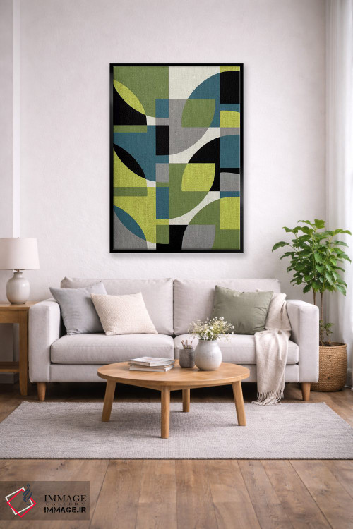 تابلو انتزاعی تکه ها ۴ اثر سوزانا پاز - D2B