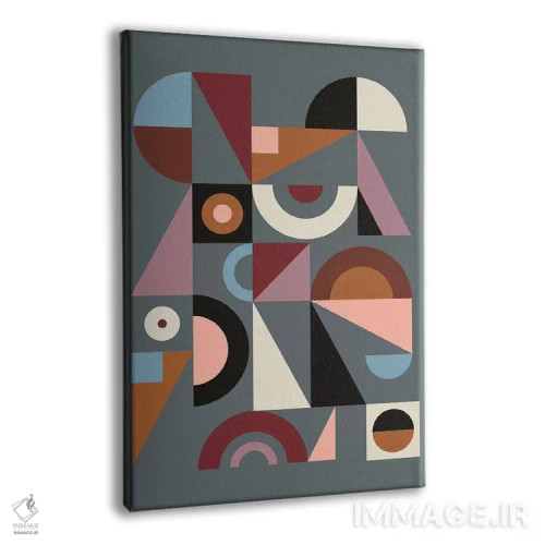 تابلو انتزاعی گرافیک ۹ اثر سوزانا پاز - نمای پرسپکتیو محصول