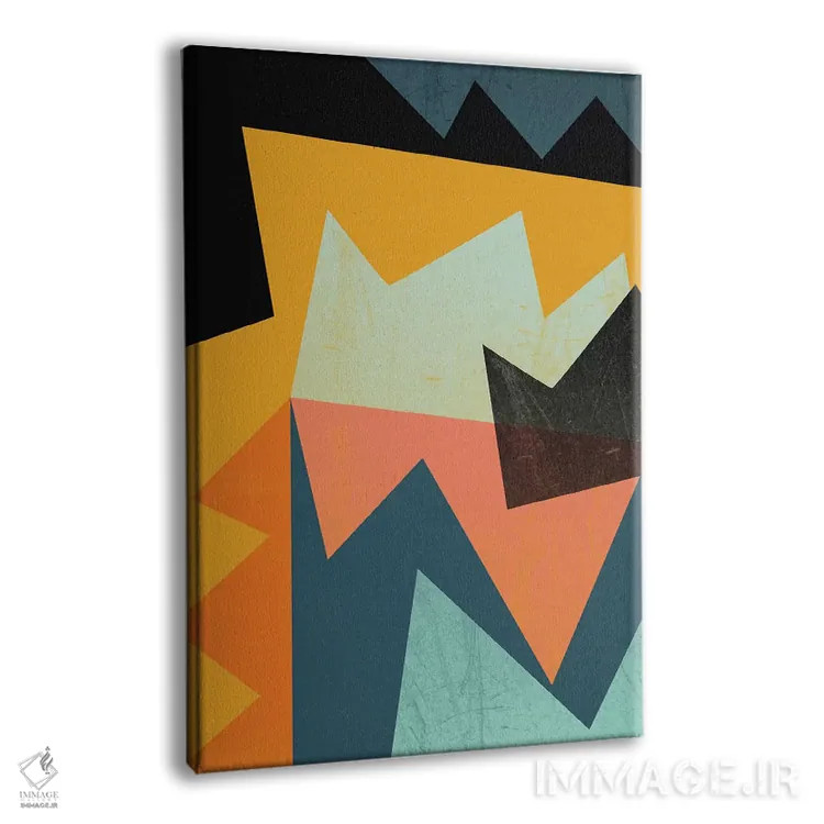 تابلو انتزاعی گرافیک ۵ اثر سوزانا پاز - نمای پرسپکتیو محصول