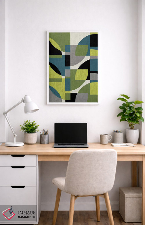 تابلو انتزاعی تکه ها ۴ اثر سوزانا پاز - D3W