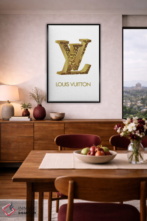 تابلو دکوراتیو طلای لوی ویتون اثر مارتینا پاولوا - D4B