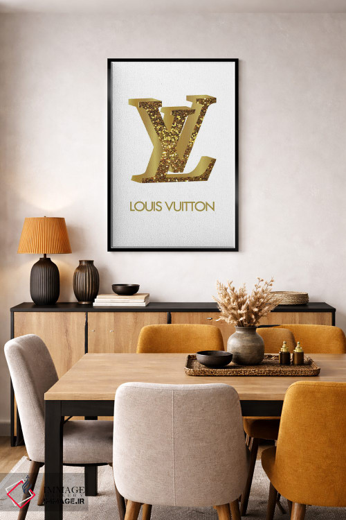 تابلو دکوراتیو طلای لوی ویتون اثر مارتینا پاولوا - D5B