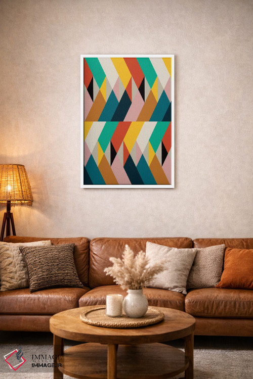 تابلو انتزاعی تکه ها ۸ اثر سوزانا پاز - D1W