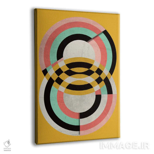 تابلو انتزاعی گرافیک ۷ اثر سوزانا پاز - نمای پرسپکتیو محصول