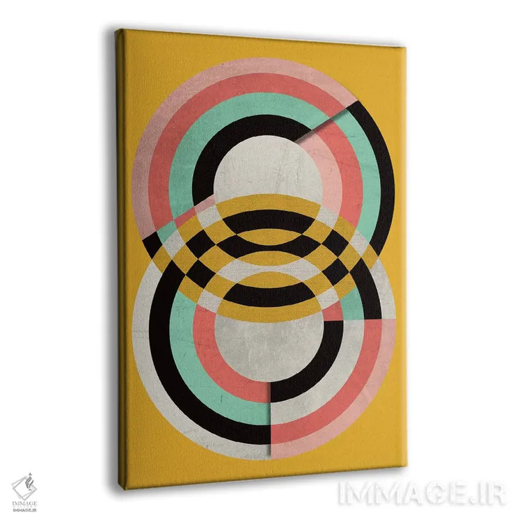 تابلو انتزاعی گرافیک ۷ اثر سوزانا پاز - نمای پرسپکتیو محصول