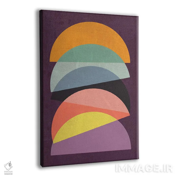 تابلو مینیمال تعادل ۲ اثر سوزانا پاز - نمای پرسپکتیو محصول