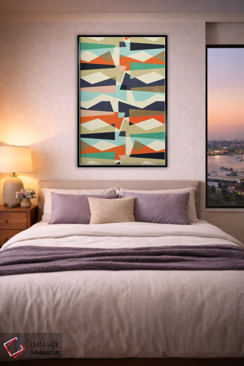 تابلو انتزاعی تکه ها ۵ اثر سوزانا پاز - D5B