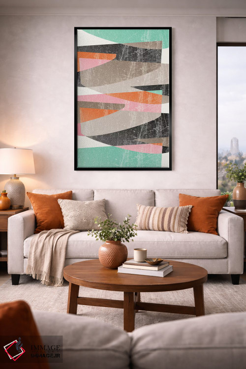 تابلو انتزاعی تکه ها ۱۱ اثر سوزانا پاز - D2B