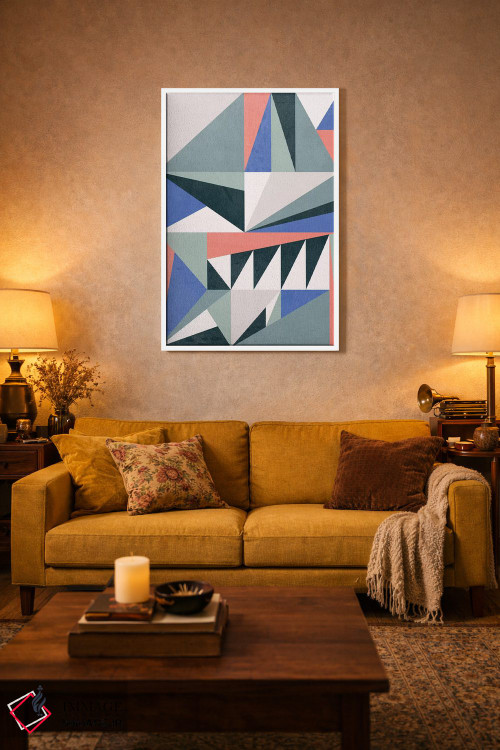 تابلو مینیمال ناحیه ۴ اثر سوزانا پاز - D1W