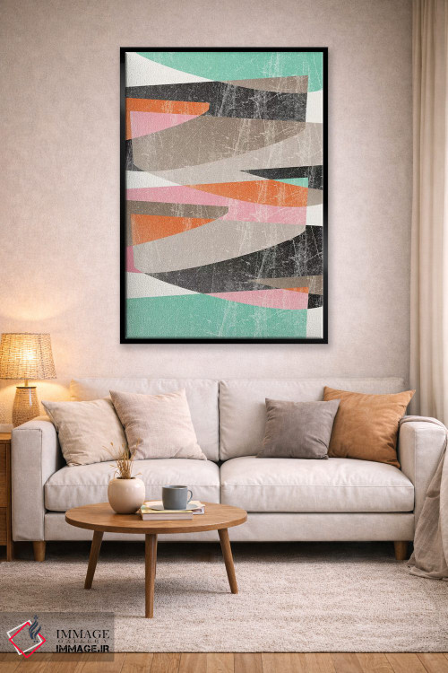 تابلو انتزاعی تکه ها ۱۱ اثر سوزانا پاز - D3B
