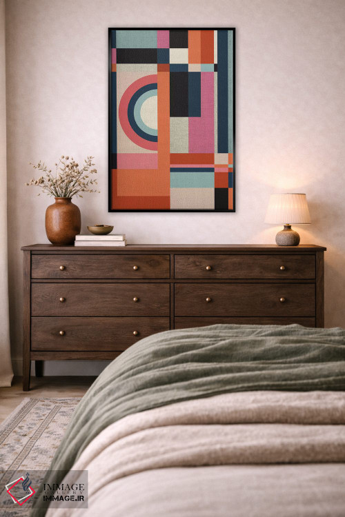 تابلو انتزاعی گرافیک ۶ اثر سوزانا پاز - D3B