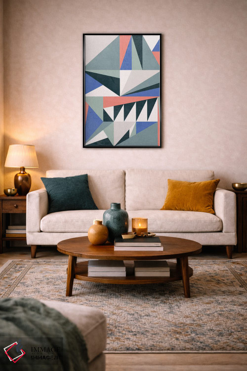 تابلو مینیمال ناحیه ۴ اثر سوزانا پاز - D4B