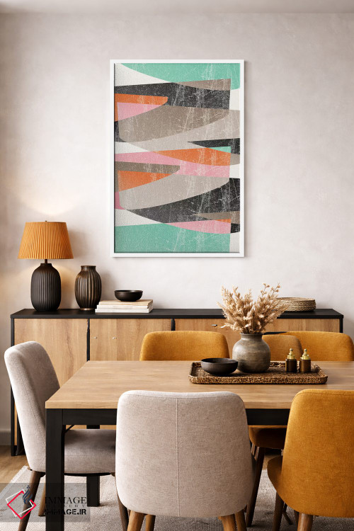 تابلو انتزاعی تکه ها ۱۱ اثر سوزانا پاز - D5W