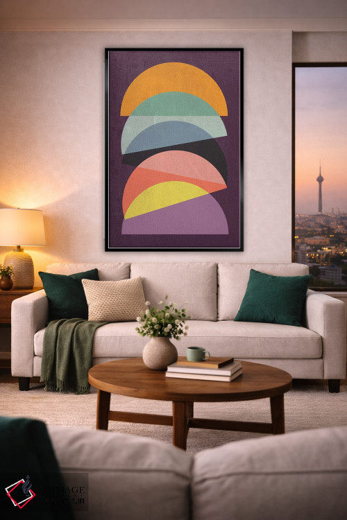 تابلو مینیمال تعادل ۲ اثر سوزانا پاز - D1B