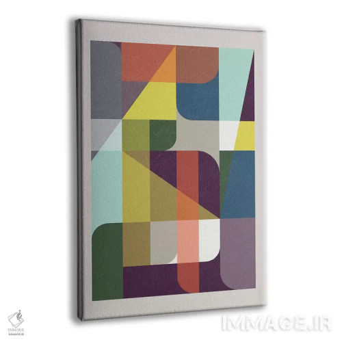 تابلو انتزاعی گرافیک شماره ۱۱ اثر سوزانا پاز - نمای پرسپکتیو محصول