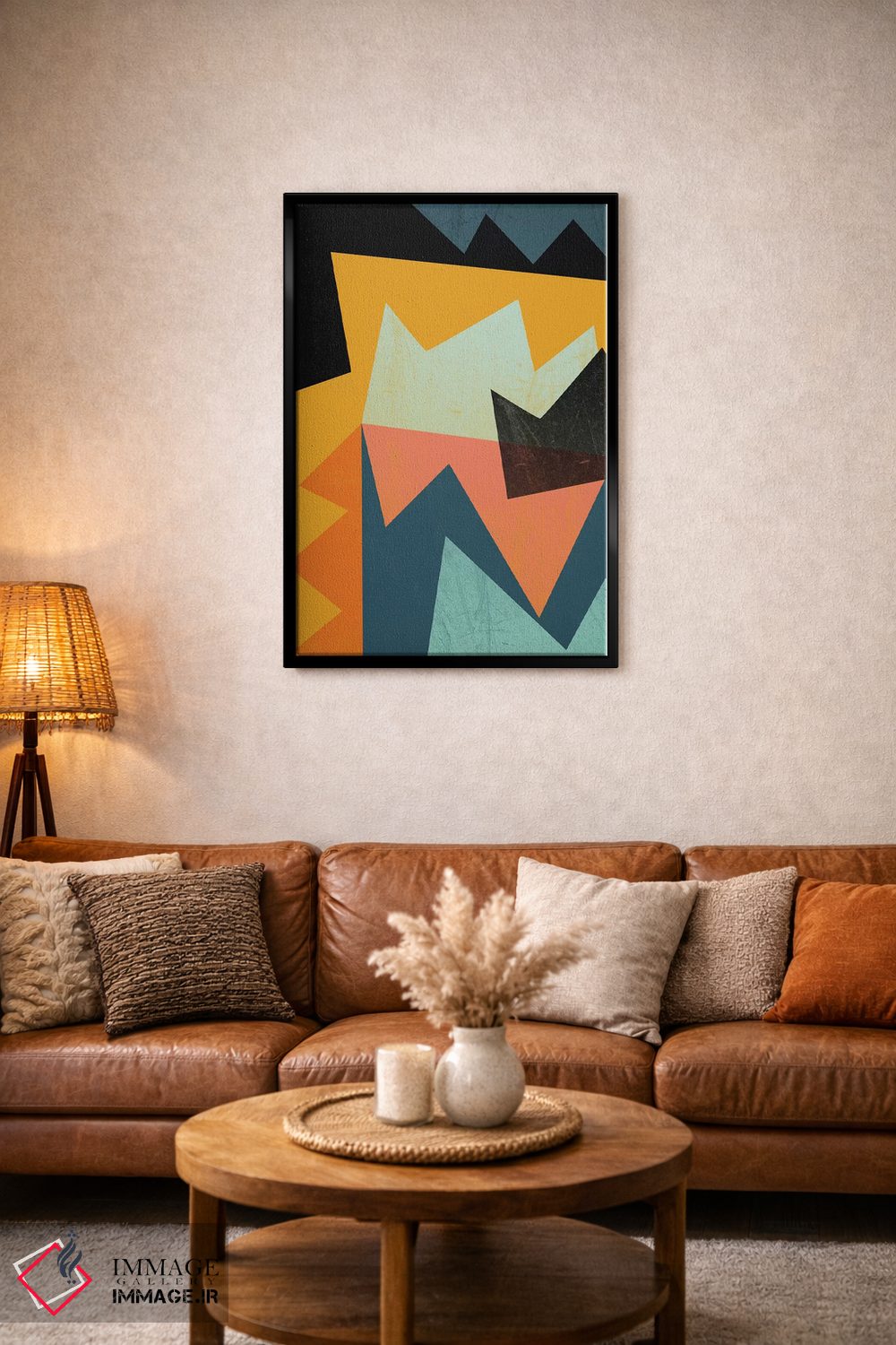 تابلو انتزاعی گرافیک ۵ اثر سوزانا پاز - D4B