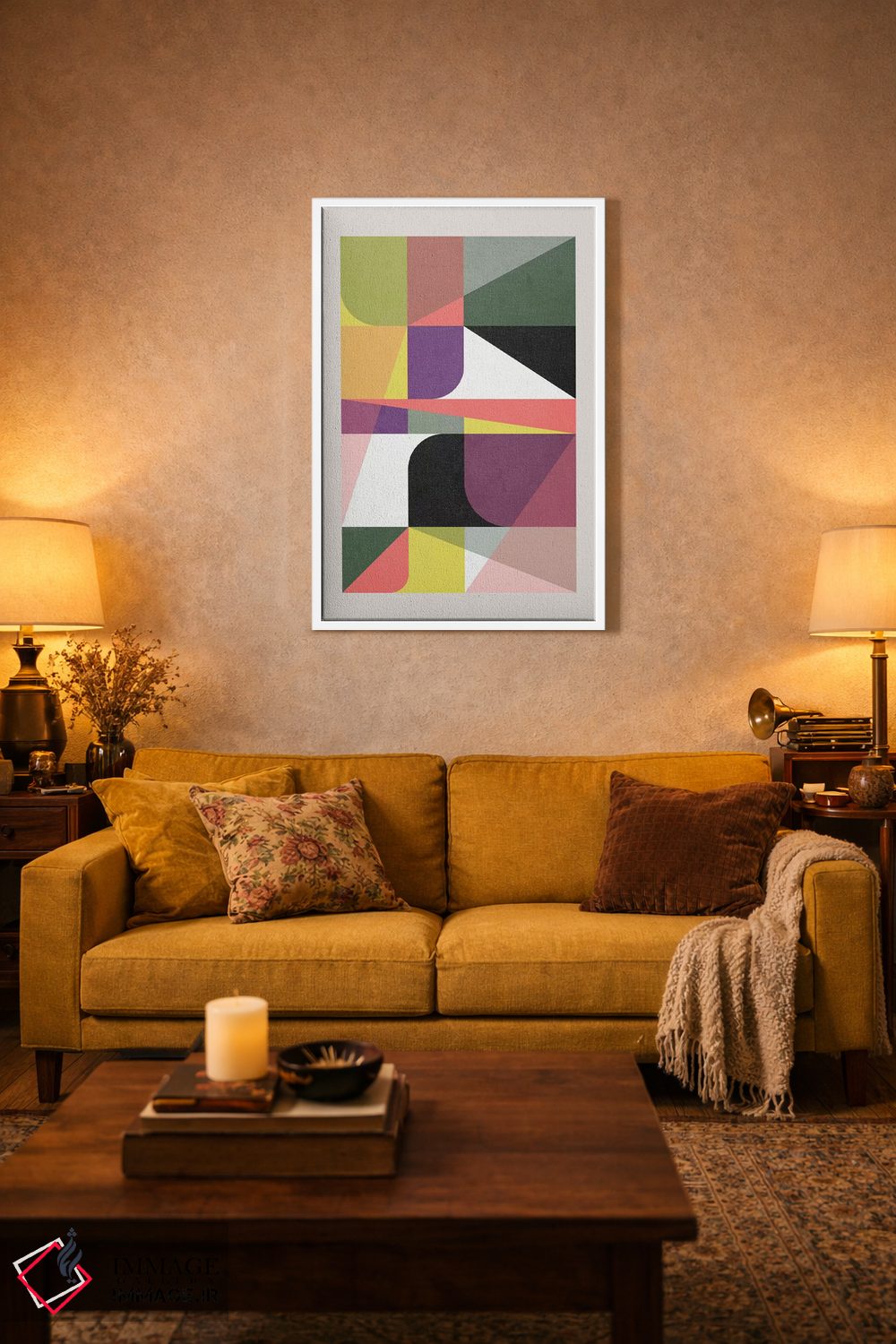 تابلو انتزاعی گرافیک شماره ۱۰ اثر سوزانا پاز - D2W